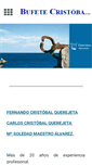 Mobile Screenshot of bufetecristobal.com